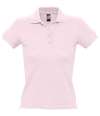 11310 People SOL'S Ladies People Cotton Piqué Polo Shirt Pale Pink colour image